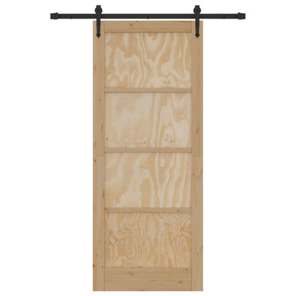 Sliding Door ORKDAL Natural 86 x 211 cm Solid Pine Wood