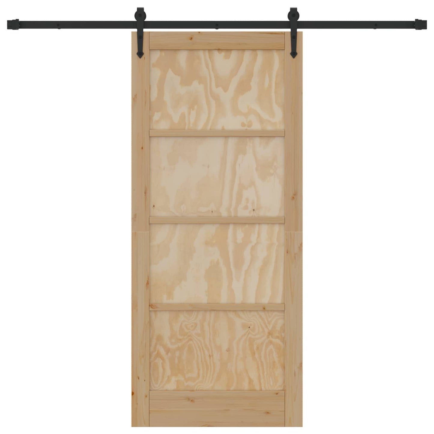 Sliding Door ORKDAL Natural 86 x 198.5 cm Solid Pine Wood