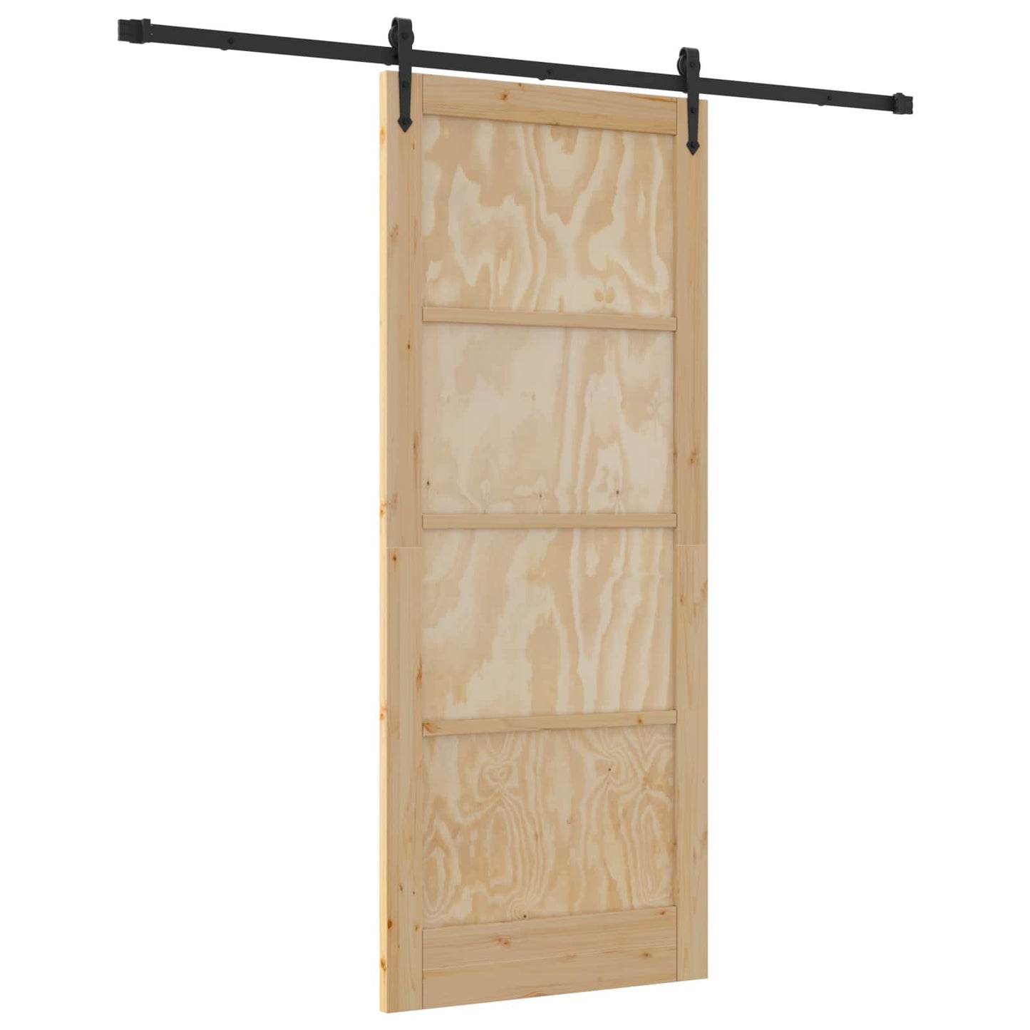 Sliding Door ORKDAL Natural 86 x 211 cm Solid Pine Wood