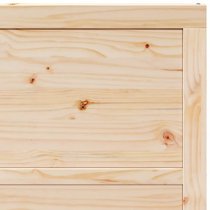 Sliding Door Natural 80 x 208 cm Solid Pine Wood