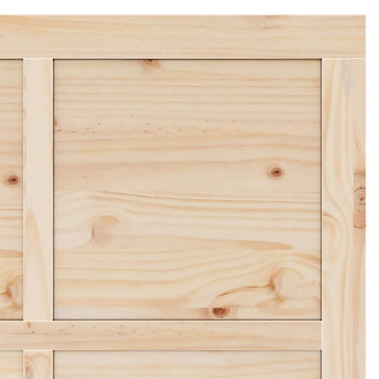 Sliding Door Natural 100 x 208 cm Solid Pine Wood