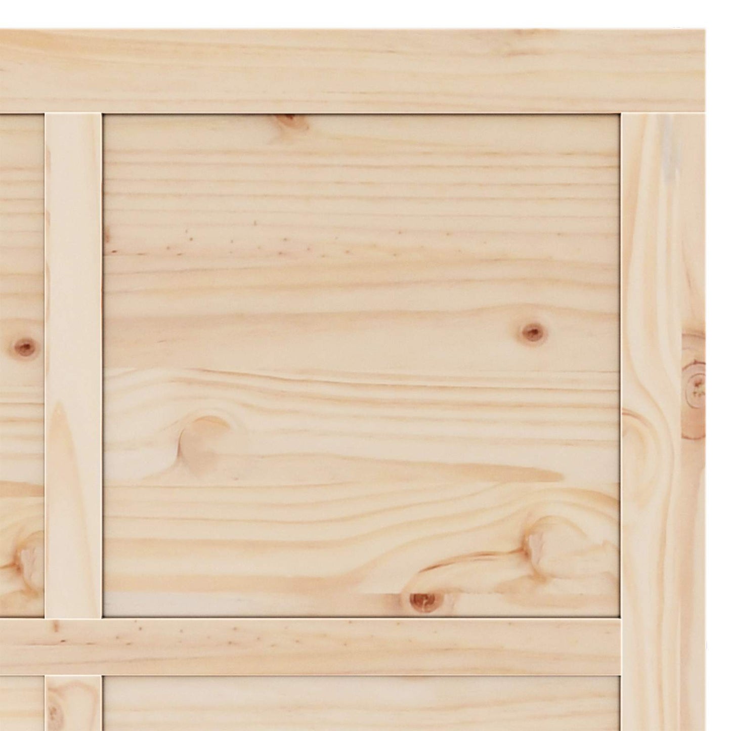 Sliding Door Natural 90 x 208 cm Solid Pine Wood
