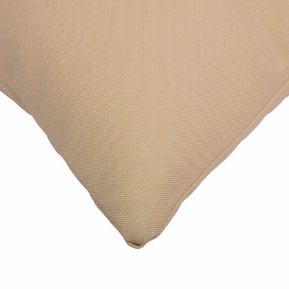 Cushion with Pillow HEERLEN 6 pcs Cream Fabric
