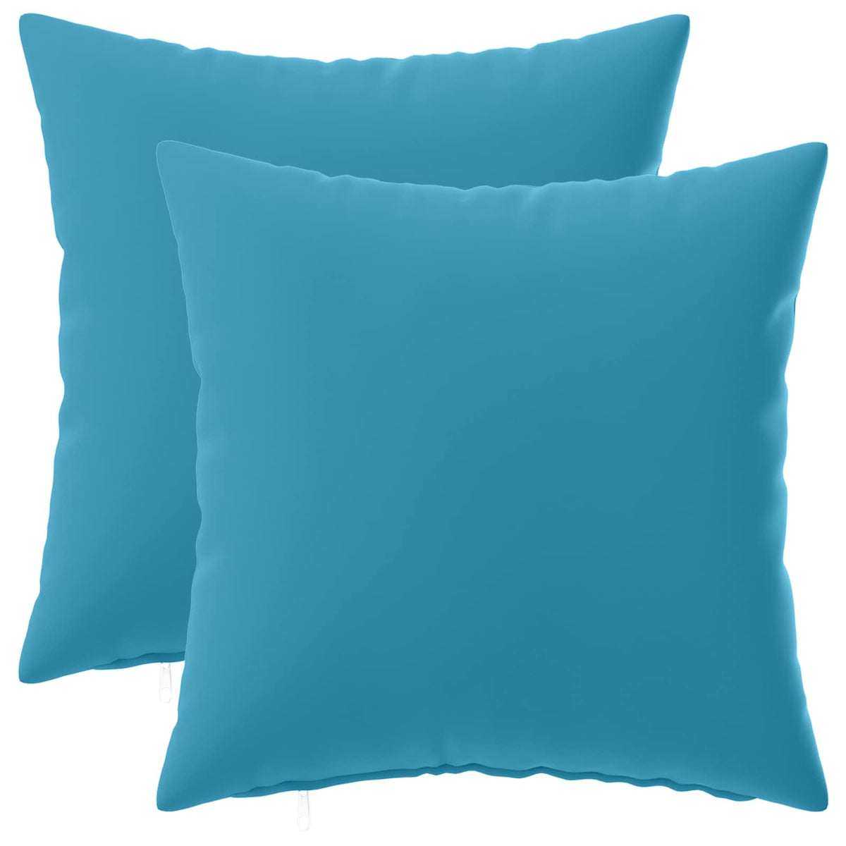 Cushion with Pillow HEERLEN 2 pcs Light Blue Polyester