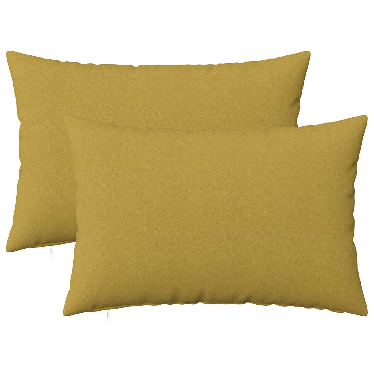 Cushion with Pillow HEERLEN 2 pcs Light Green Fabric