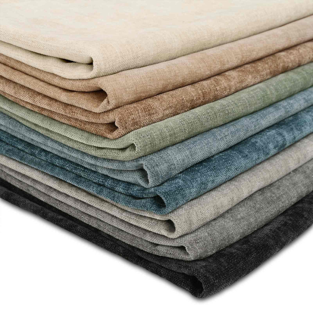 Cushion with Pillow HEERLEN 2 pcs Cream Chenille Fabric