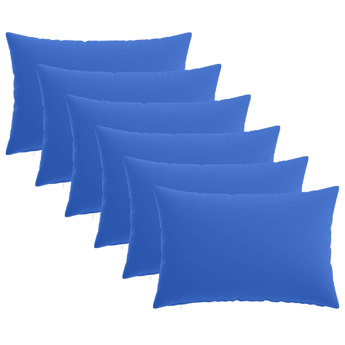Cushion with Pillow HEERLEN 6 pcs Royal Blue Polyester