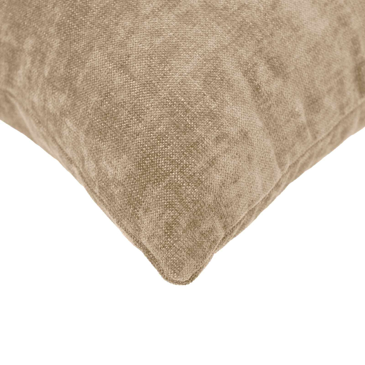 Throw Pillow 2 pcs HEERLEN Taupe 35 x 35 cm Chenille Fabric