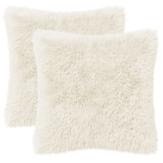 Cushion with Pillow HEERLEN 6 pcs White PV Fleece