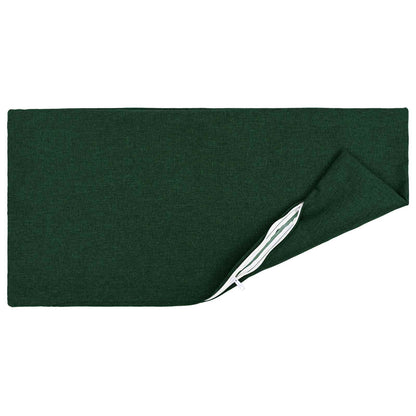 Cushion with Pillow HEERLEN 2 pcs Dark Green Fabric