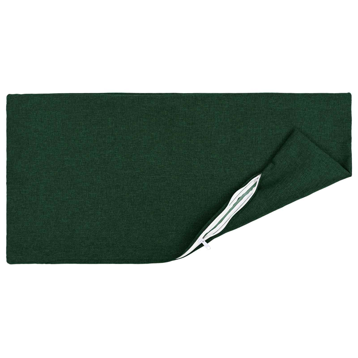 Cushion with Pillow HEERLEN 6 pcs Dark Green Fabric