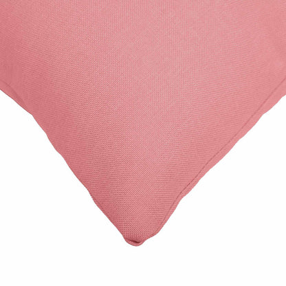 Cushion with Pillow HEERLEN 6 pcs Pink Fabric