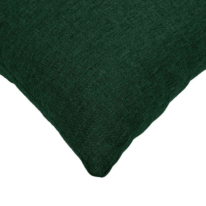 Cushion with Pillow HEERLEN 6 pcs Dark Green Fabric
