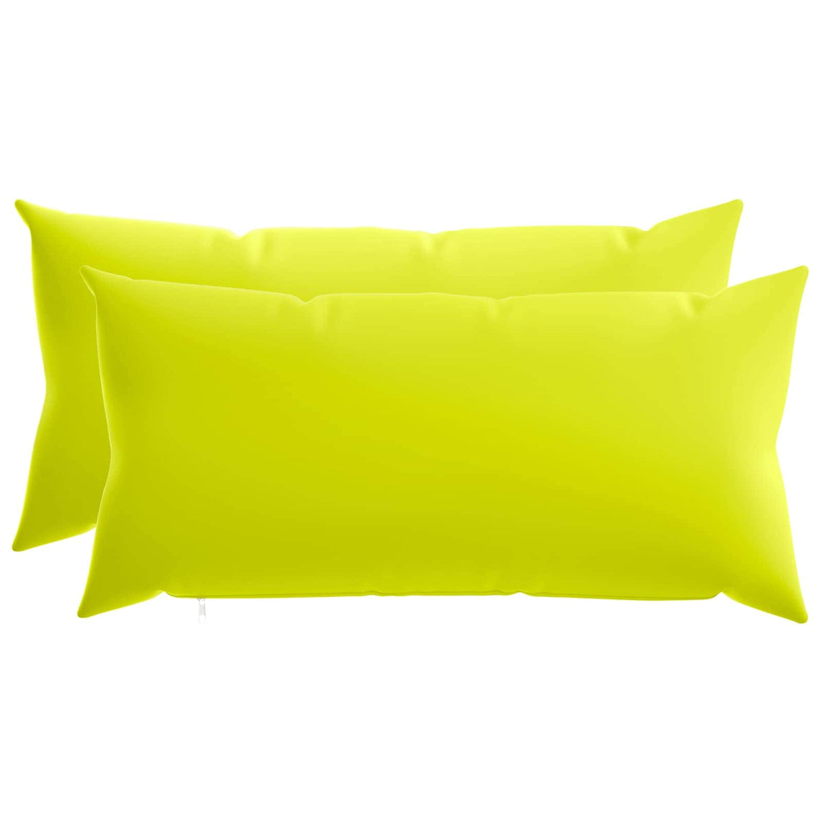 Cushion with Pillow HEERLEN 2 pcs Bright Green Polyester