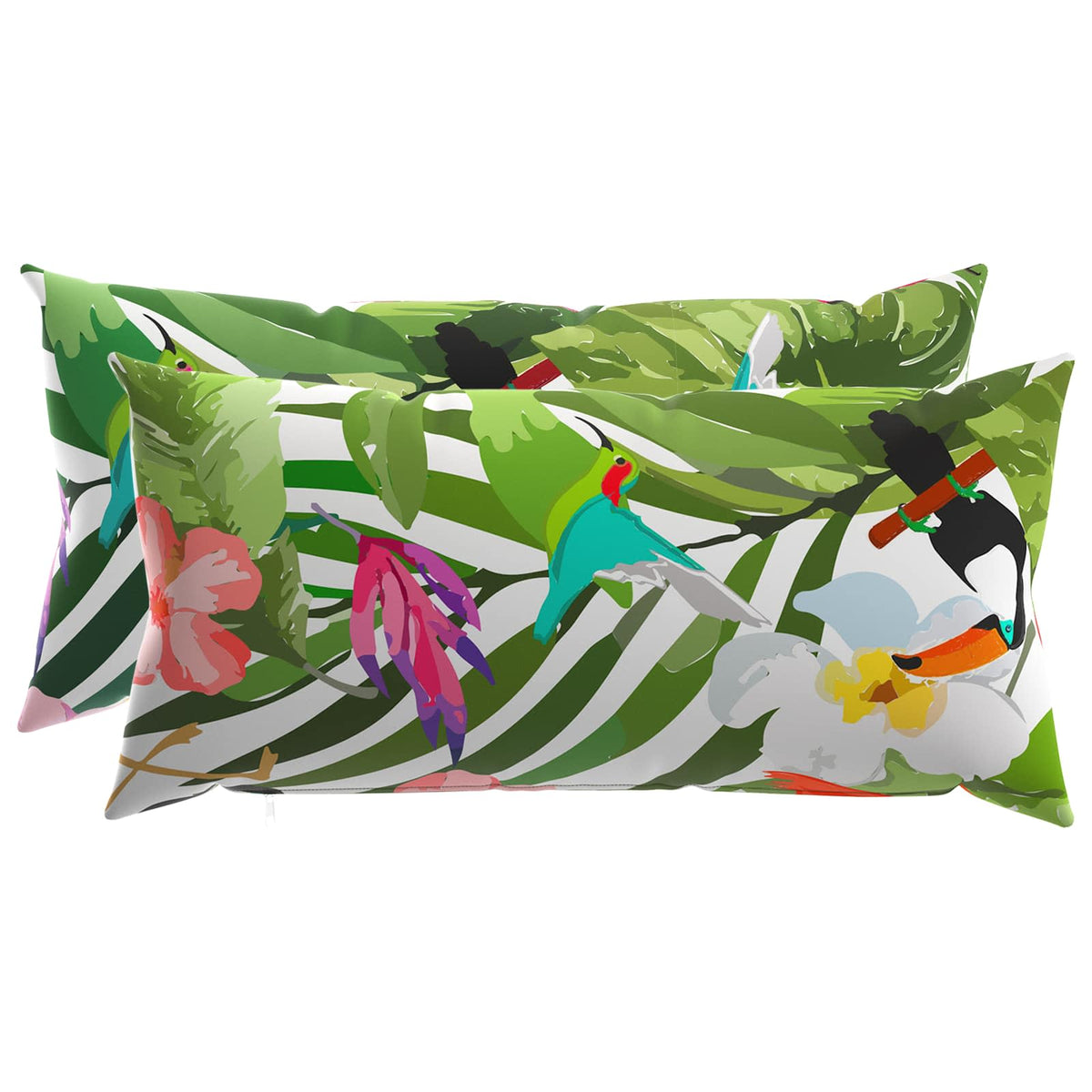 Cushion with Pillow HEERLEN 2 pcs Multicolour Polyester