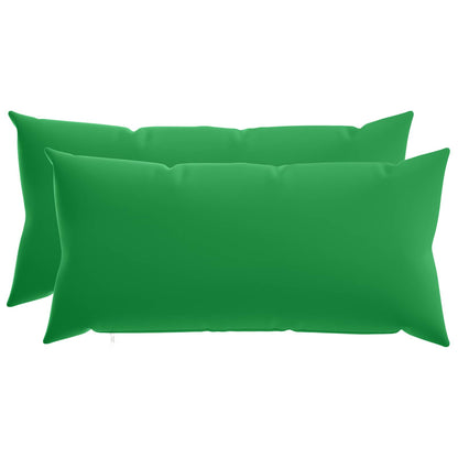 Cushion with Pillow HEERLEN 2 pcs Green Polyester