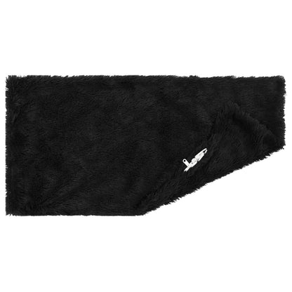 Cushion with Pillow HEERLEN 6 pcs Black PV Fleece