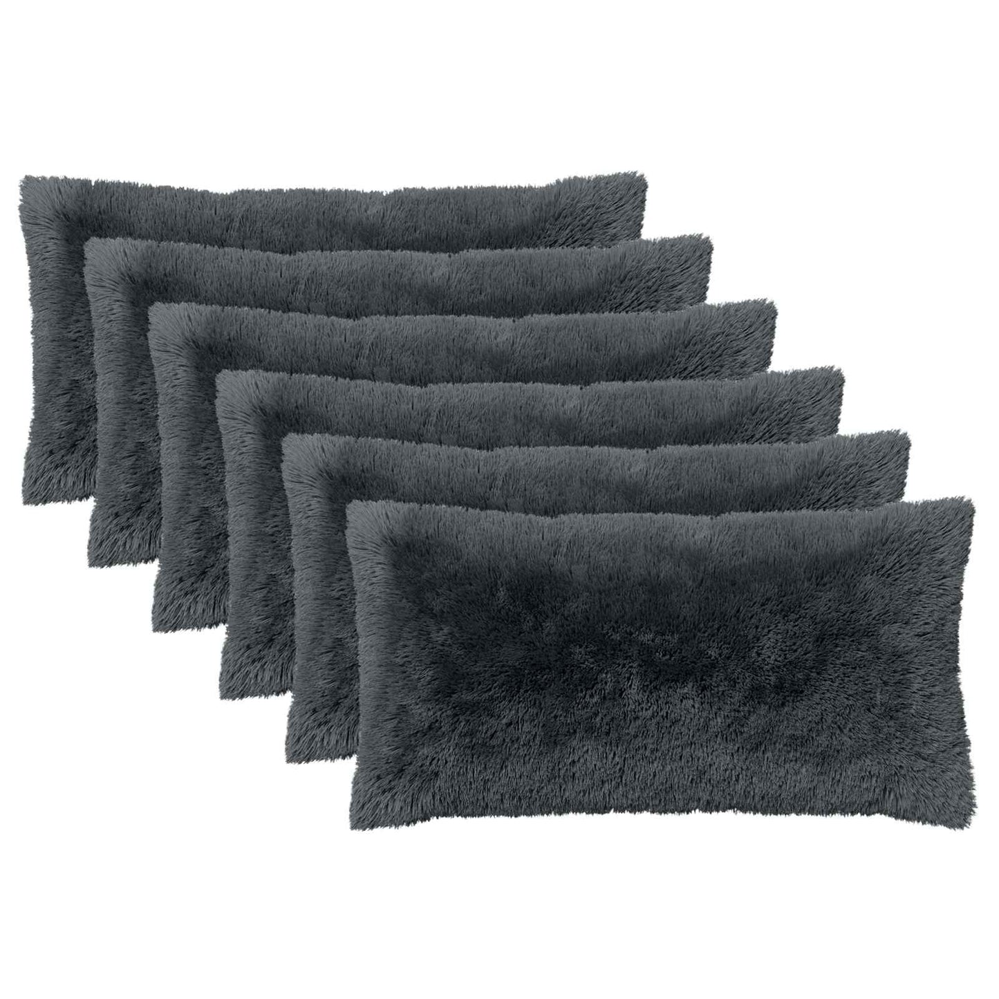 Cushion with Pillow HEERLEN 2 pcs Anthracite PV Fleece
