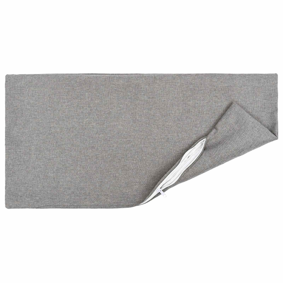 Cushion with Pillow HEERLEN 6 pcs Cloud Grey Fabric