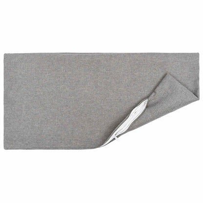 Cushion with Pillow HEERLEN 6 pcs Cloud Grey Fabric