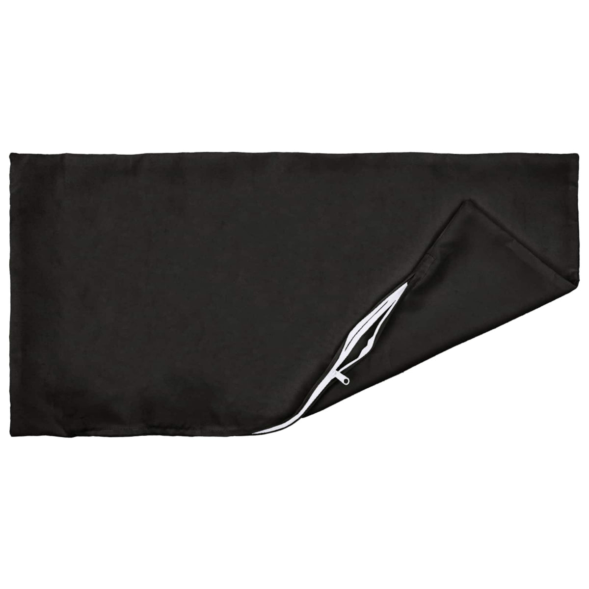 Cushion with Pillow HEERLEN 12 pcs Black Polyester