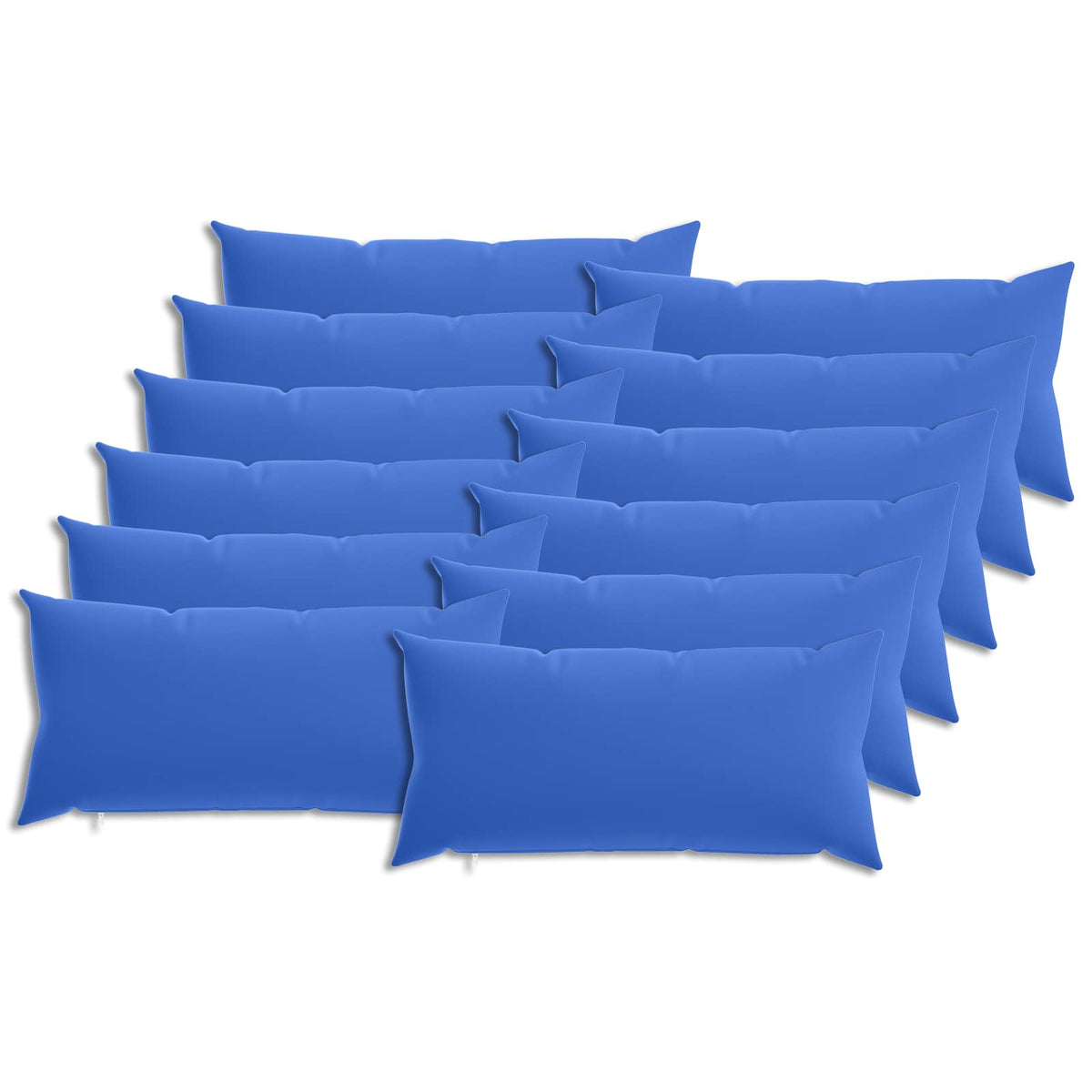 Cushion with Pillow HEERLEN 12 pcs Royal Blue Polyester