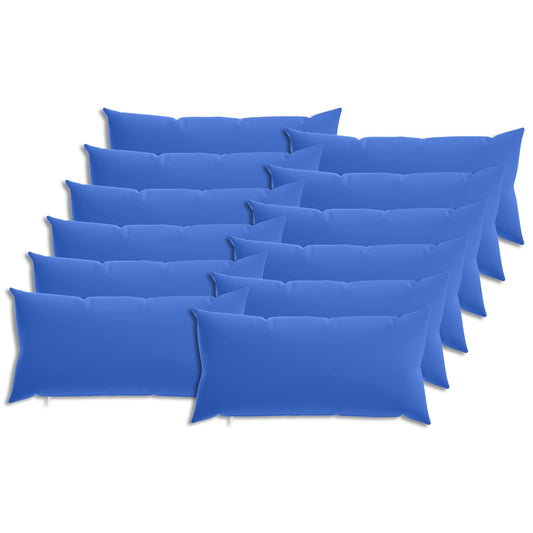 Cushion with Pillow HEERLEN 12 pcs Royal Blue Polyester
