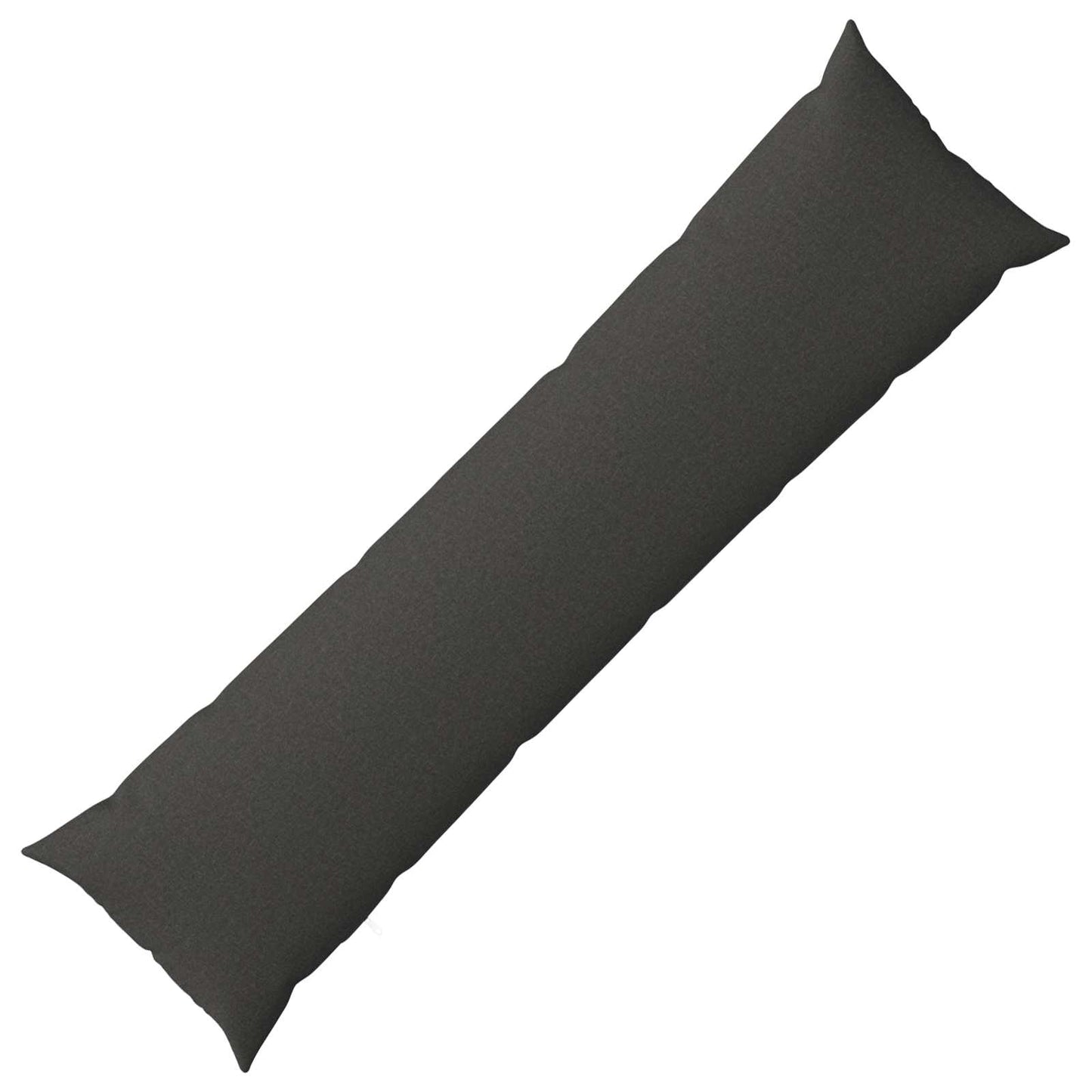 Cushion with Pillow HEERLEN Dark Grey 40 x 145 cm Fabric