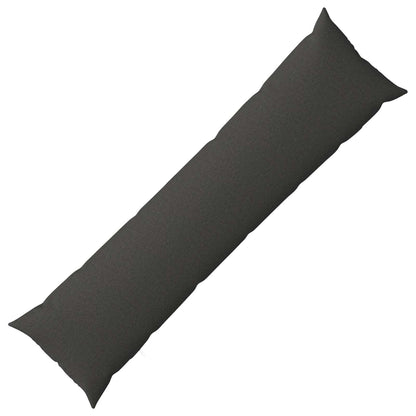 Cushion with Pillow HEERLEN Dark Grey 40 x 145 cm Fabric