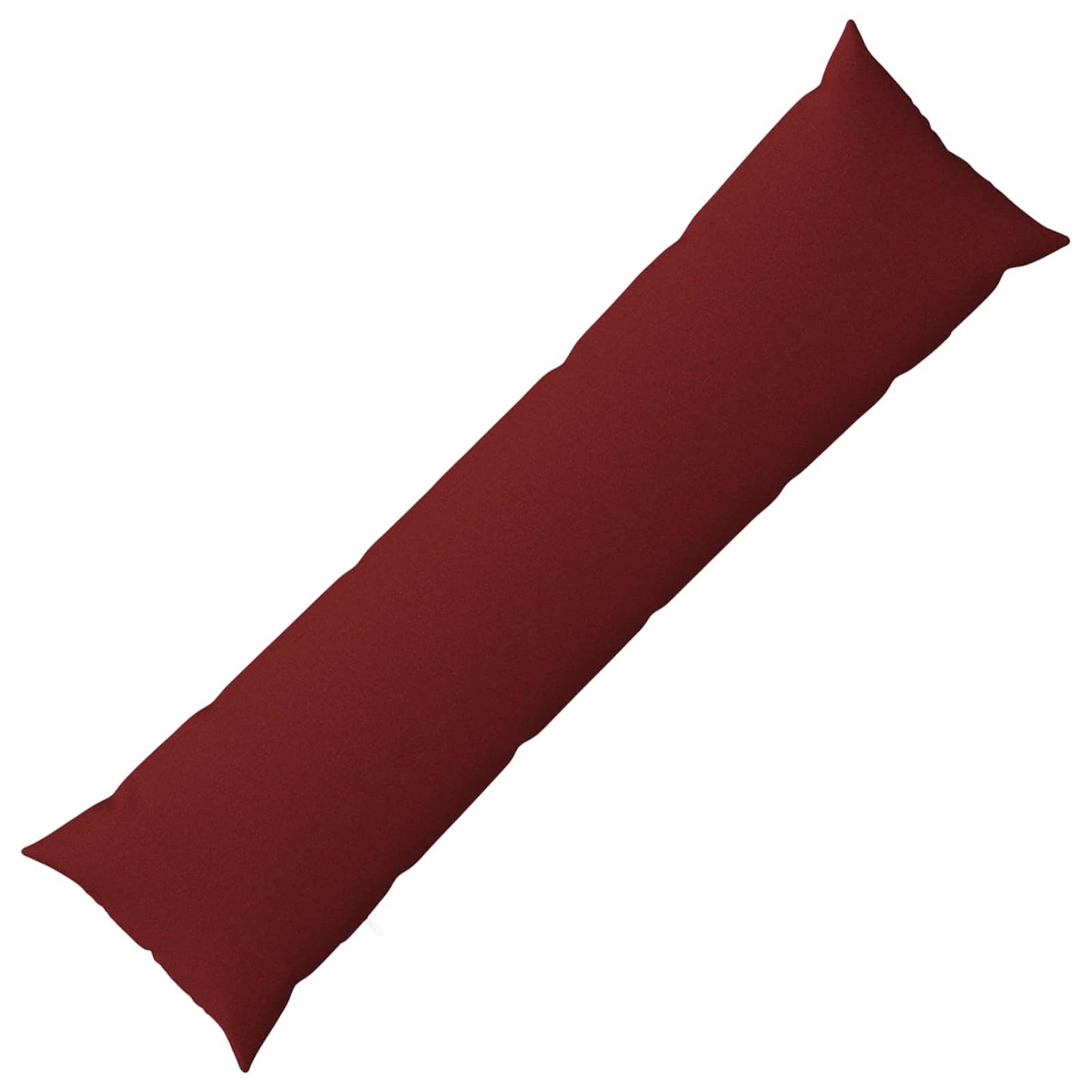 Cushion with Pillow HEERLEN Wine Red 40 x 145 cm Fabric