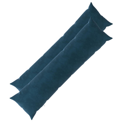 Cushion with Pillow HEERLEN 2 pcs Blue Velvet