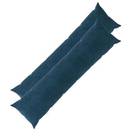 Cushion with Pillow HEERLEN 2 pcs Blue Velvet