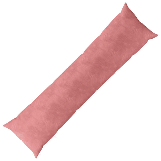 Cushion with Pillow HEERLEN Pink 40 x 145 cm Velvet