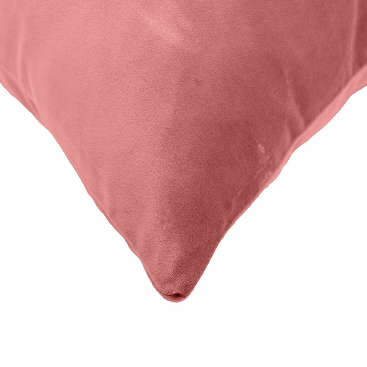 Cushion with Pillow HEERLEN 2 pcs Pink Velvet