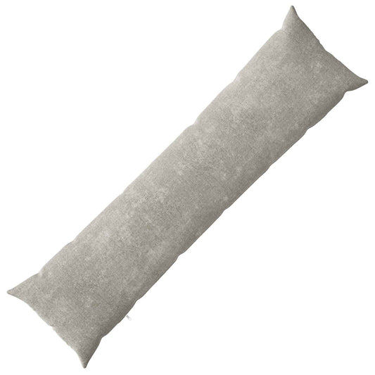Throw Pillow HEERLEN Light Grey 40 x 145 cm Chenille Fabric