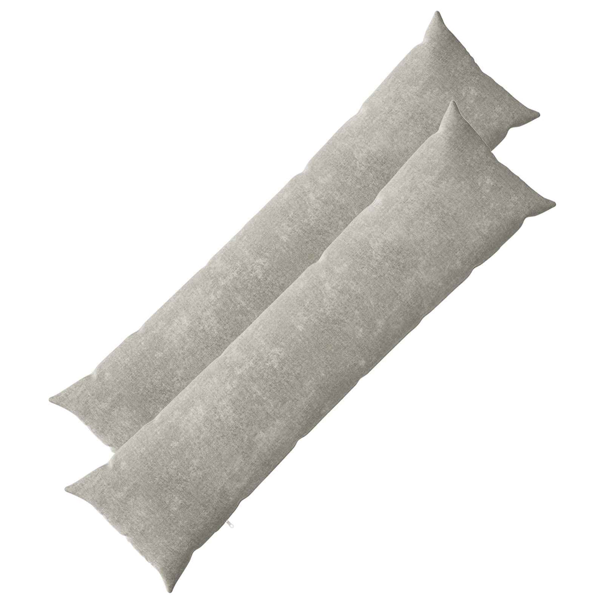 Throw Pillow 2 pcs HEERLEN Light Grey 40 x 145 cm