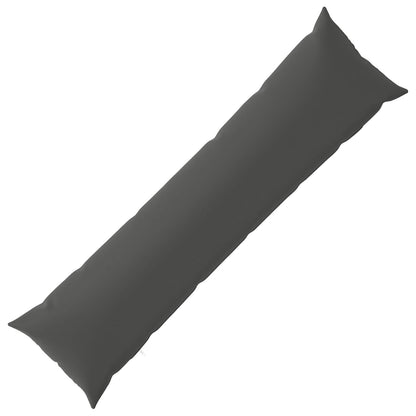 Cushion with Pillow HEERLEN Anthracite 40 x 145 cm Polyester