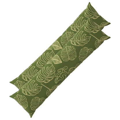 Throw Pillow 2 pcs HEERLEN Leaf Design 40 x 145 cm Polyester