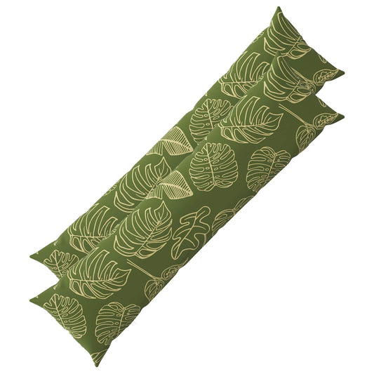 Throw Pillow 2 pcs HEERLEN Leaf Design 40 x 145 cm Polyester