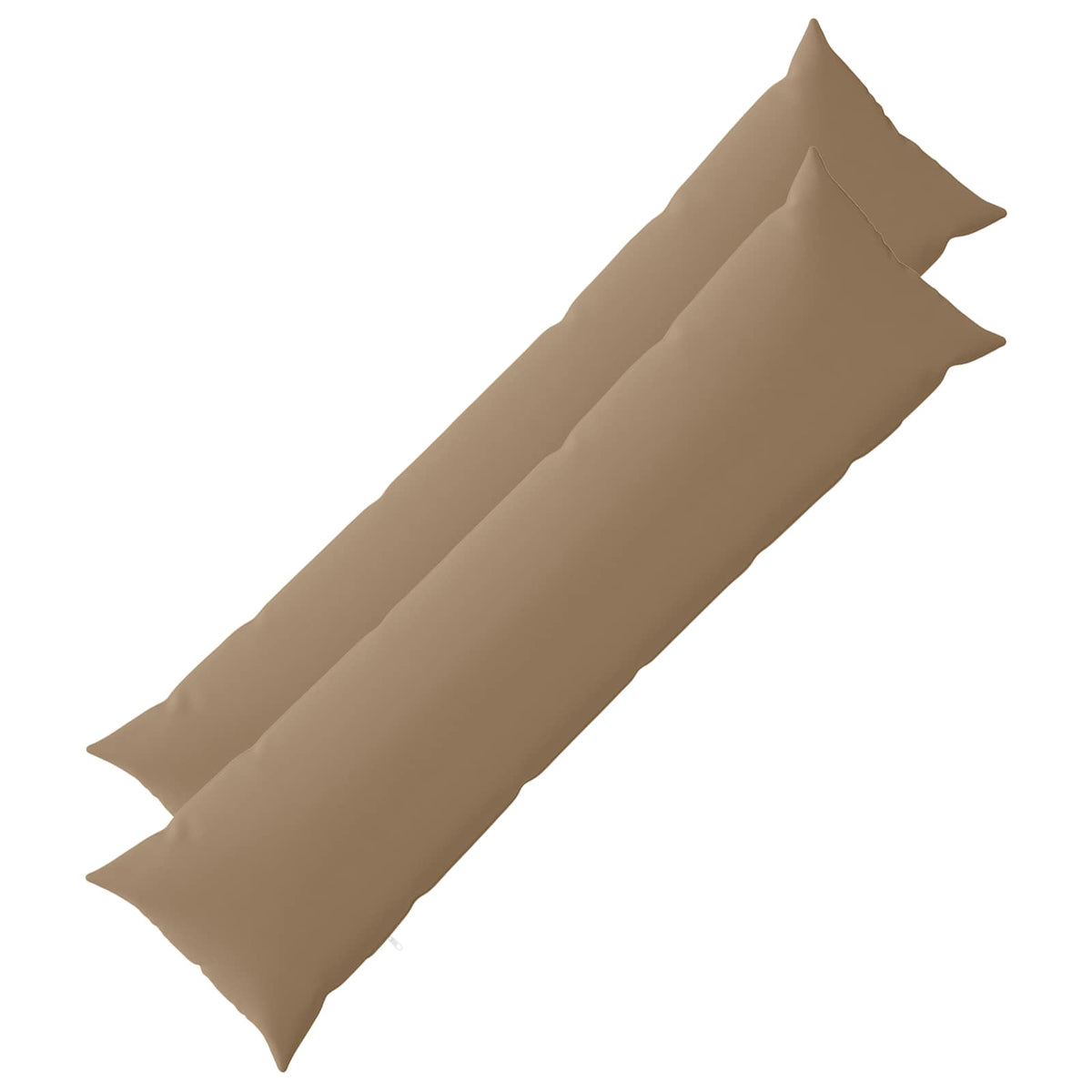 Cushion with Pillow HEERLEN 2 pcs Taupe Polyester