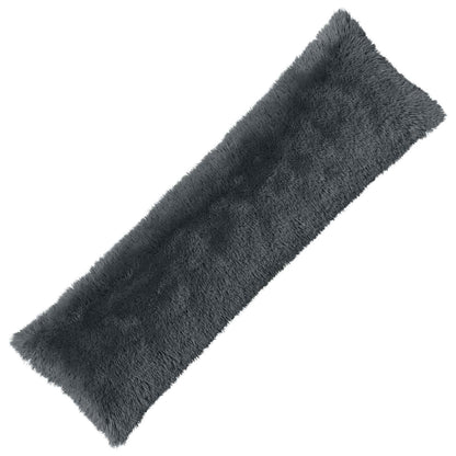 Cushion with Pillow HEERLEN Anthracite 40 x 145 cm PV Fleece