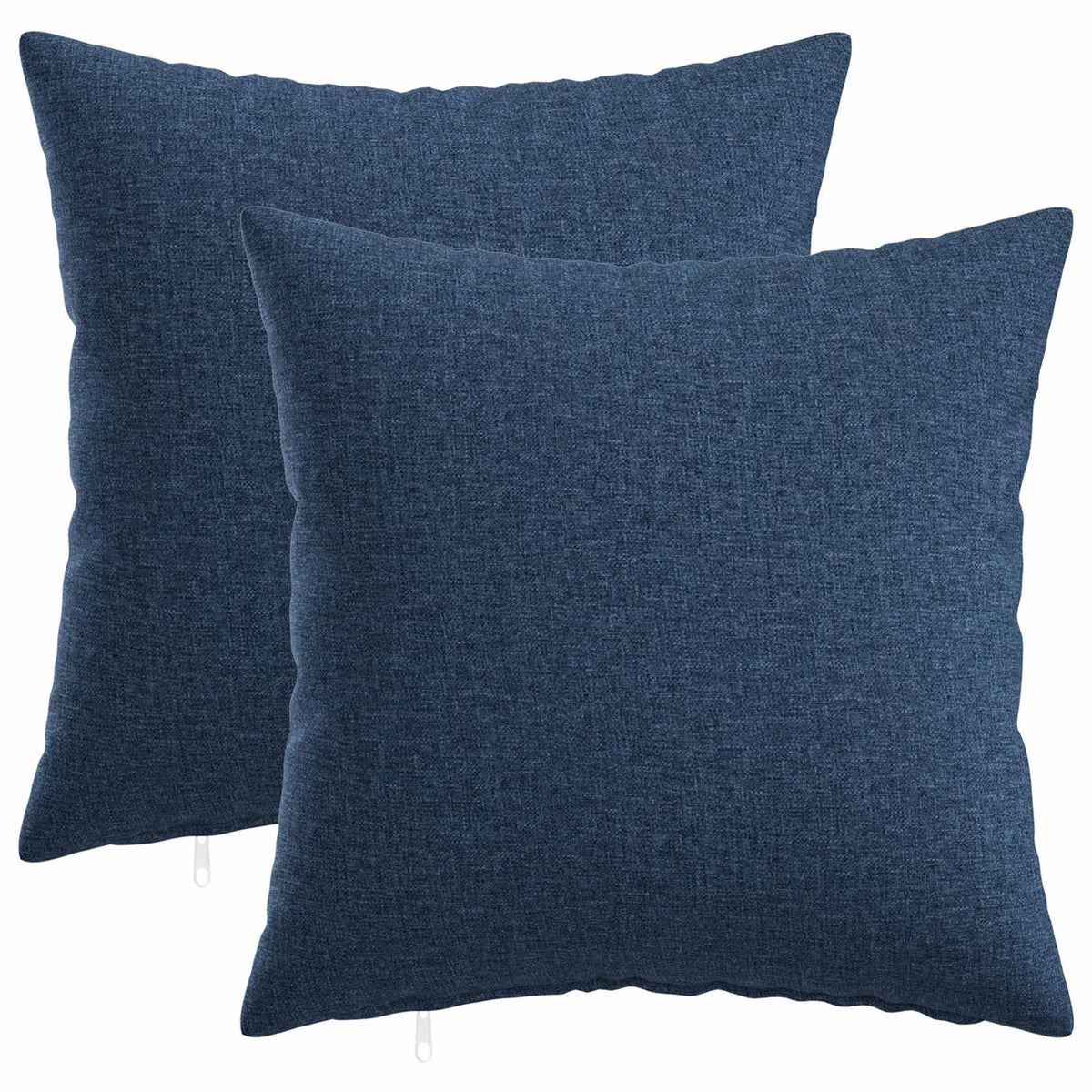 Cushion with Pillow HEERLEN 2 pcs Blue Fabric