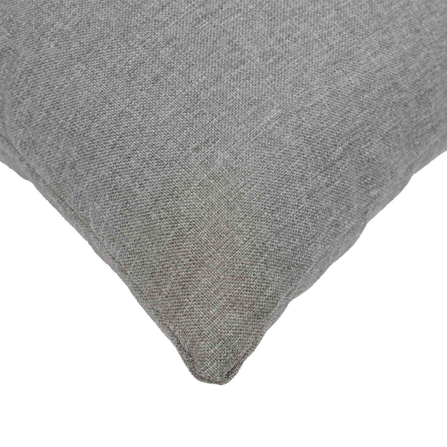 Cushion with Pillow HEERLEN 12 pcs Cloud Grey Fabric