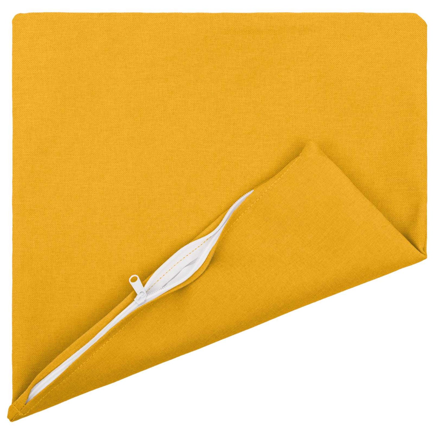 Cushion with Pillow HEERLEN 6 pcs Light Yellow Fabric
