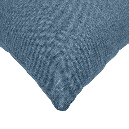 Cushion with Pillow HEERLEN 2 pcs Jeans Blue Fabric