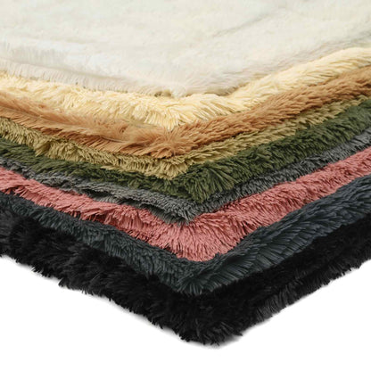 Cushion with Pillow HEERLEN 12 pcs White PV Fleece