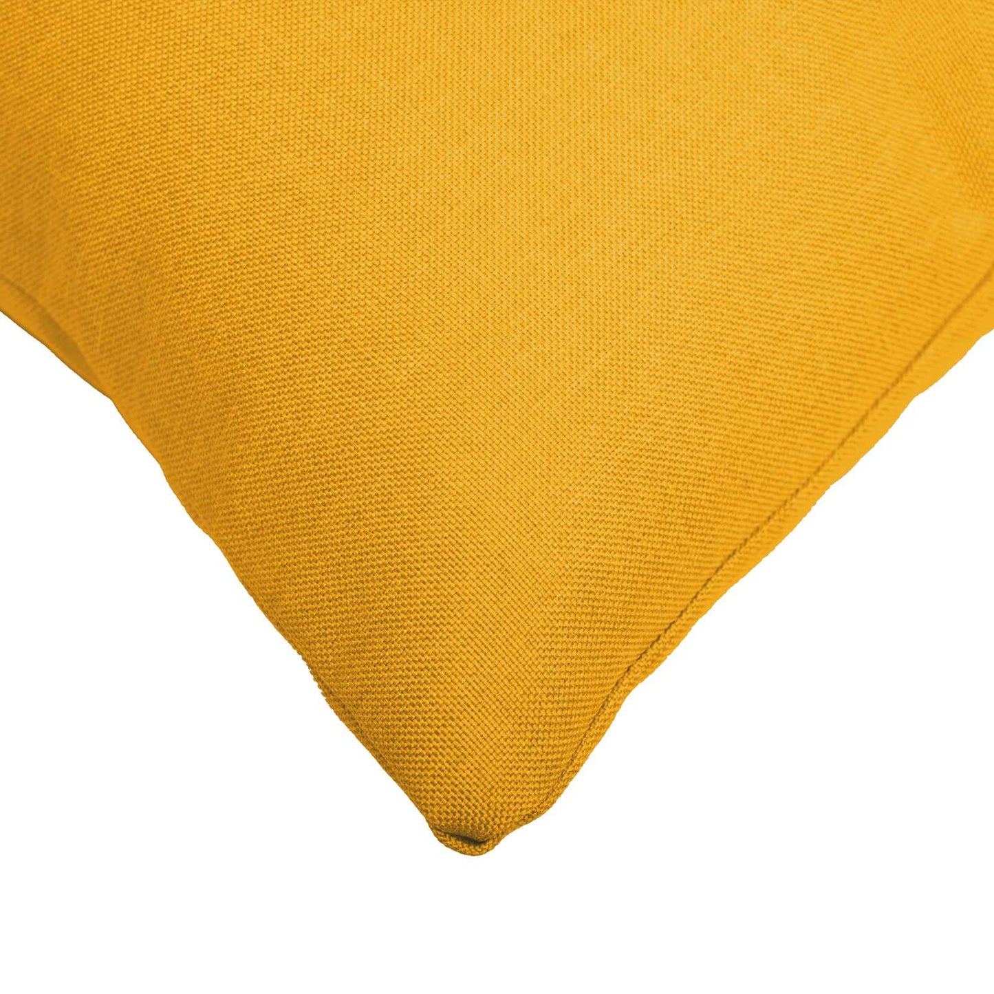 Cushion with Pillow HEERLEN 12 pcs Light Yellow Fabric