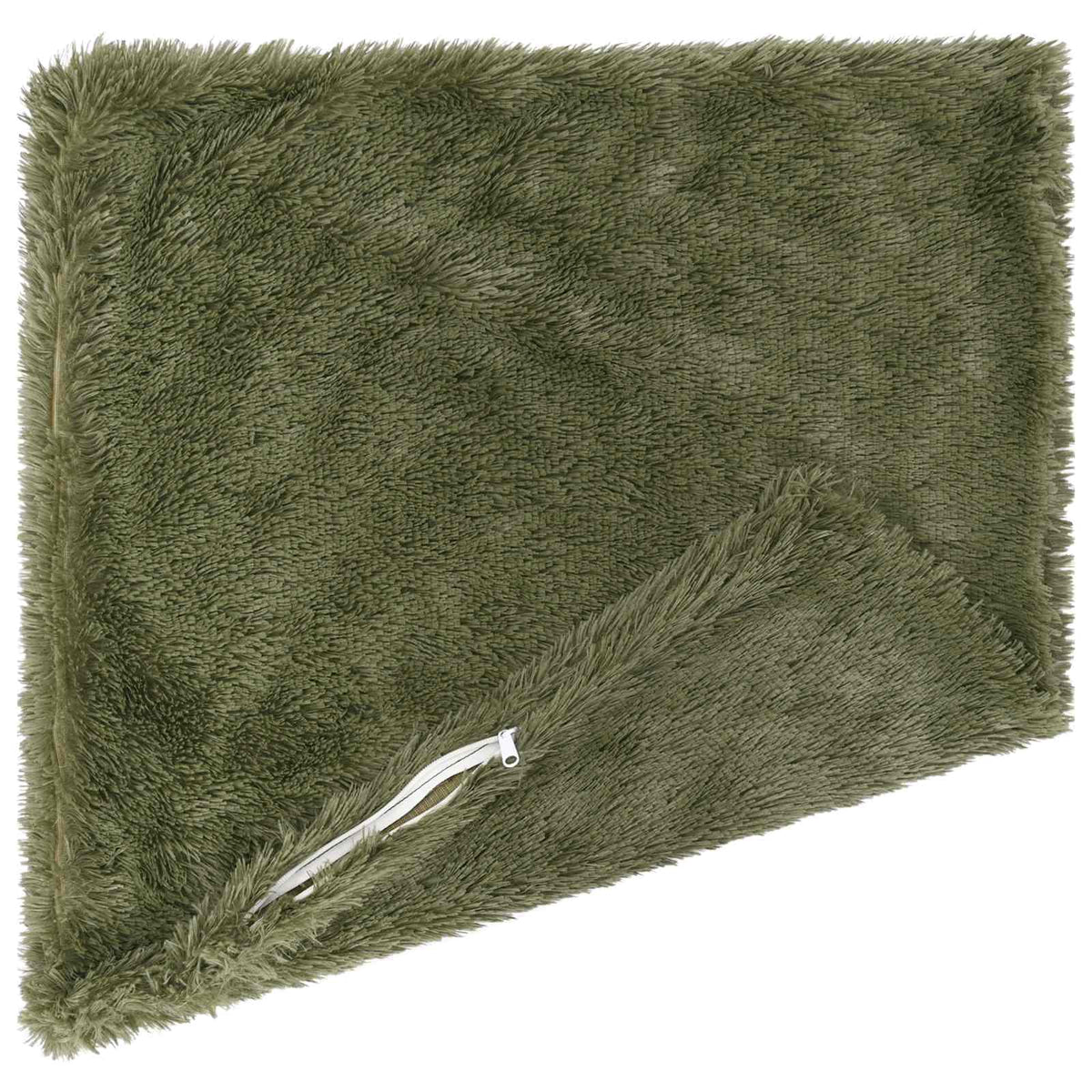 Cushion with Pillow HEERLEN 12 pcs Green PV Fleece