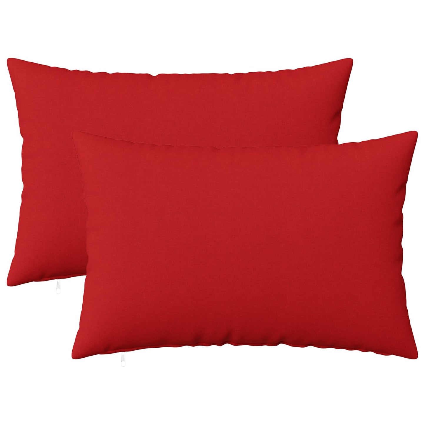 Cushion with Pillow HEERLEN 2 pcs Red Fabric