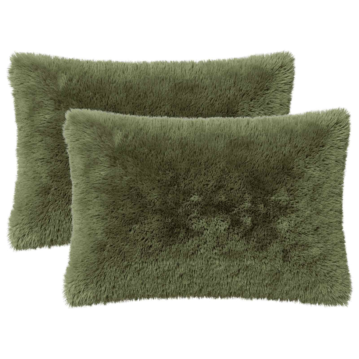 Cushion with Pillow HEERLEN 2 pcs Green PV Fleece